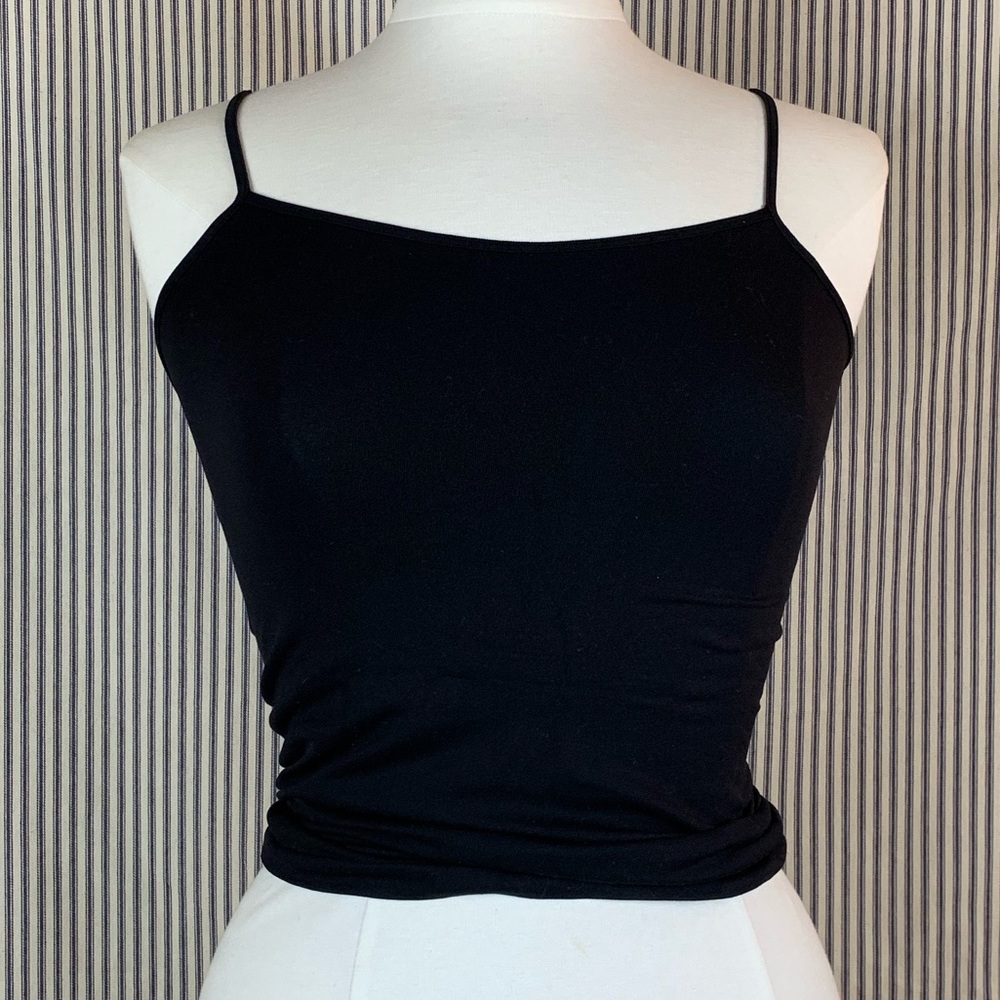 Black Stretchy Tank Top